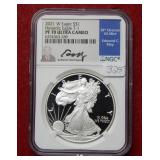 2021 W Silver Eagle Type I NGC PF70 Ultra Cameo