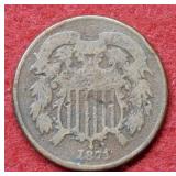 1871 Two Cent Piece