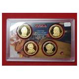 (4) Proof President Commemorative Dollars