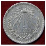 1923 Mexico 1 Silver Peso