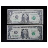 1995 & 1999 Star Notes - Circulated