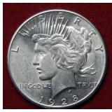 1928 Peace Silver Dollar