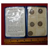 (5) Henry III Silver Longcross Pennies 1247-1272