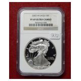 2003 W Silver Eagle 1oz NGC PF69 Ultra Cameo