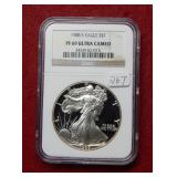 1988 S Silver Eagle NGC PF69 Ultra Cameo