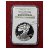 1997 P Silver Eagle NGC PF69 Ultra Cameo