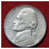 1942 P Silver WWII Jefferson Nickel