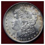 1891 S Morgan Silver Dollar Coin
