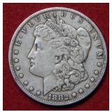1882 CC Morgan Silver Dollar