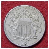 1867 Shield Nickel