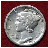 1916 S Mercury Silver Dime