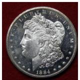 1884 CC Morgan Silver Dollar Coin