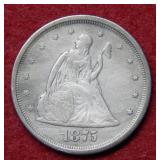 1875 S Seated Liberty Twenty Cent Piece