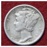 1926 D Mercury Silver Dime
