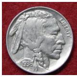 1936 Buffalo Nickel