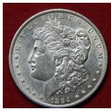 1894 Morgan Silver Dollar Coin