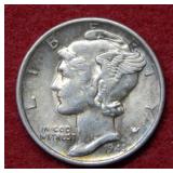 1945 S Mercury Silver Dime