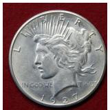 1927 Peace Silver Dollar Coin