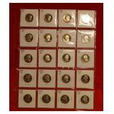 (20) Proof Washington Quarters back to 1968