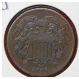 1864 Two Cent Piece
