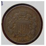 1865 Two Cent Piece