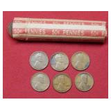 Roll of 1909-1939 Lincoln Wheat Cents