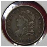 1829 Capped Bust Silver Half Dime