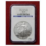 2007 Silver Eagle 1oz NGC MS69 - Early Releases