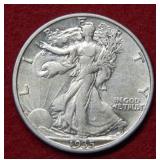 1935 S Walking Liberty Silver Half Dollar