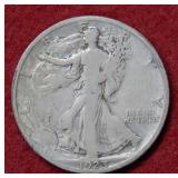 1923 S Walking Liberty Silver Half Dollar