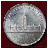 1939 Canada Silver Dollar Coin