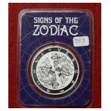 Signs of the Zodiac .999 1oz Fine Silver***
