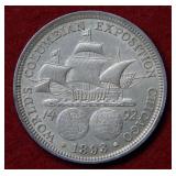 1893 Columbian Expo Silver Commemorative Half