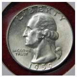 1959 Washington Silver Quarter