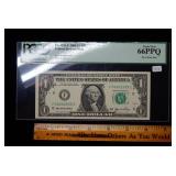 2006 $1 Federal Reserve Note PCGS 66 PPQ