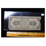 1969 Mexico $1 Peso Note