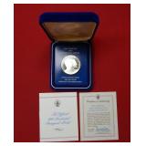 1985 Reagan .999 Silver Inaugural Medal