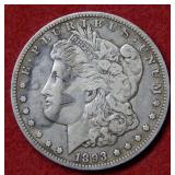 1893 O Morgan Silver Dollar Coin