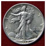 1934 D Walking Liberty Silver Half Dollar Coin