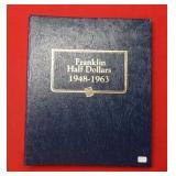 (9) Franklin Silver Half Dollars with a free book