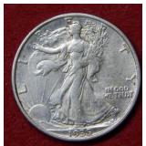 1935 D Walking Liberty Silver Half Dollar Coin