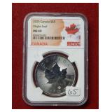2025 Canada Silver Maple Leaf NGC MS69