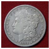 1892 S Morgan Silver Dollar Coin ***