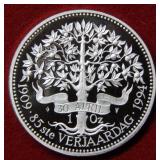 Norway 1oz .999 Silver 75th Anniv Round