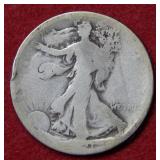 1921 Walking Liberty Silver Half Dollar Coin