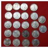 Lot of 1943 Steel Cents