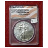 2011 Silver Eagle 1oz ANACS MS70