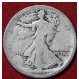 1916 Walking Liberty Silver Half Dollar