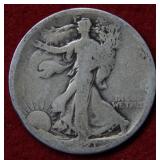1921 S Walking Liberty Silver Half