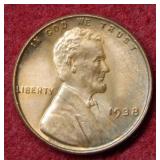1938 Lincoln Wheat Cent